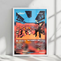 The Chemical Brothers "Surrender" Album Cover Poster - with Complete Tracklist