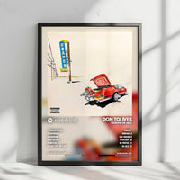 Don Toliver "Heaven or Hell" Album Cover Poster - with Complete Tracklist