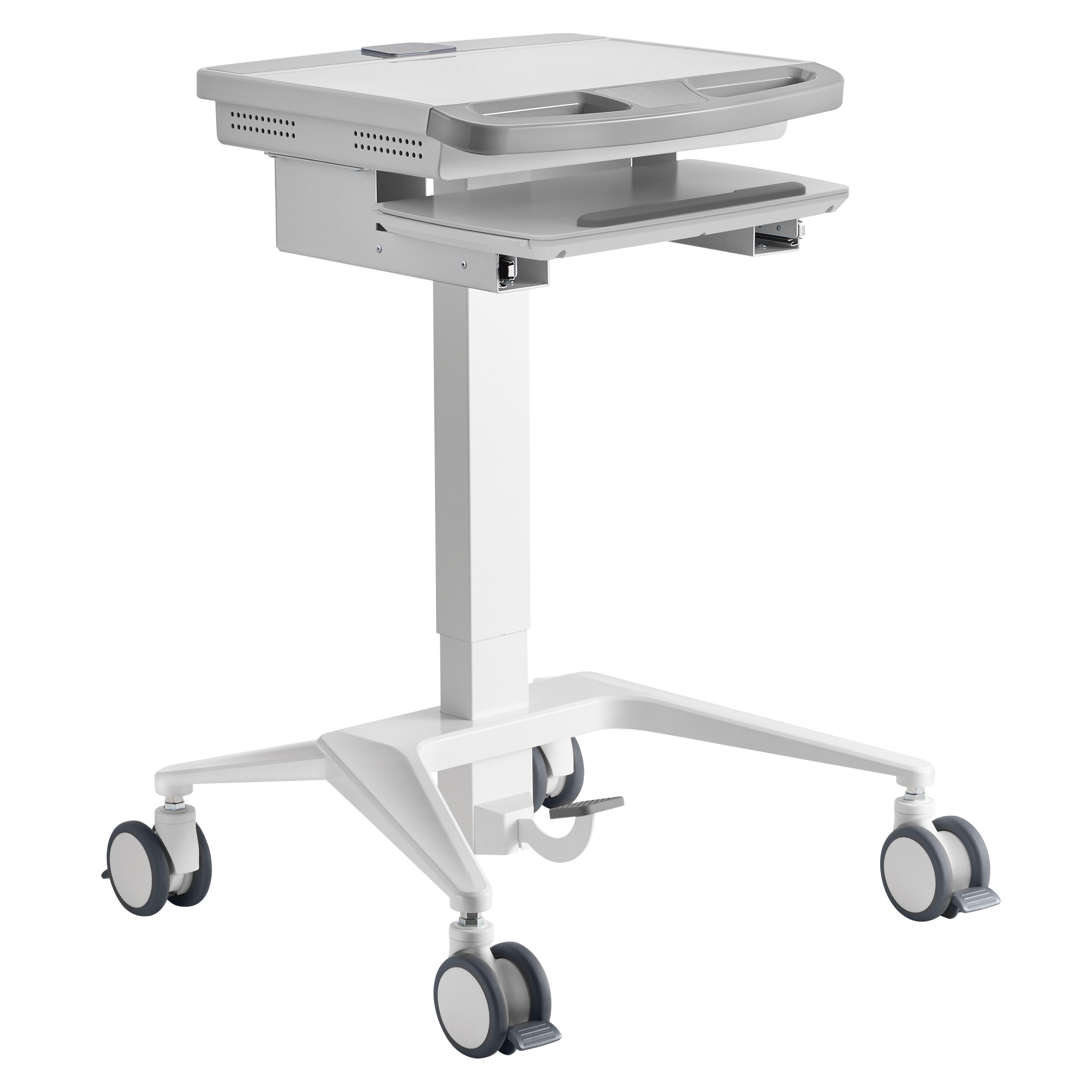 ProperAV Mobile Medical Trolley Cart