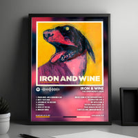 Iron & Wine "Our Endless Numbered Days" Album Cover Poster - with Complete Tracklist