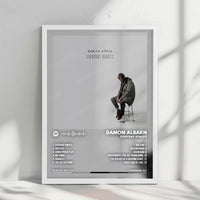 Damon Albarn "Everyday Robots" Album Cover Poster - with Complete Tracklist