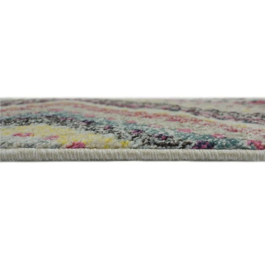 Villa Multicolour Geometric Diamond Rug for Stylish Living Spaces