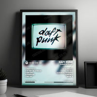 Daft Punk "Human After All" Album Cover Poster - with Complete Tracklist