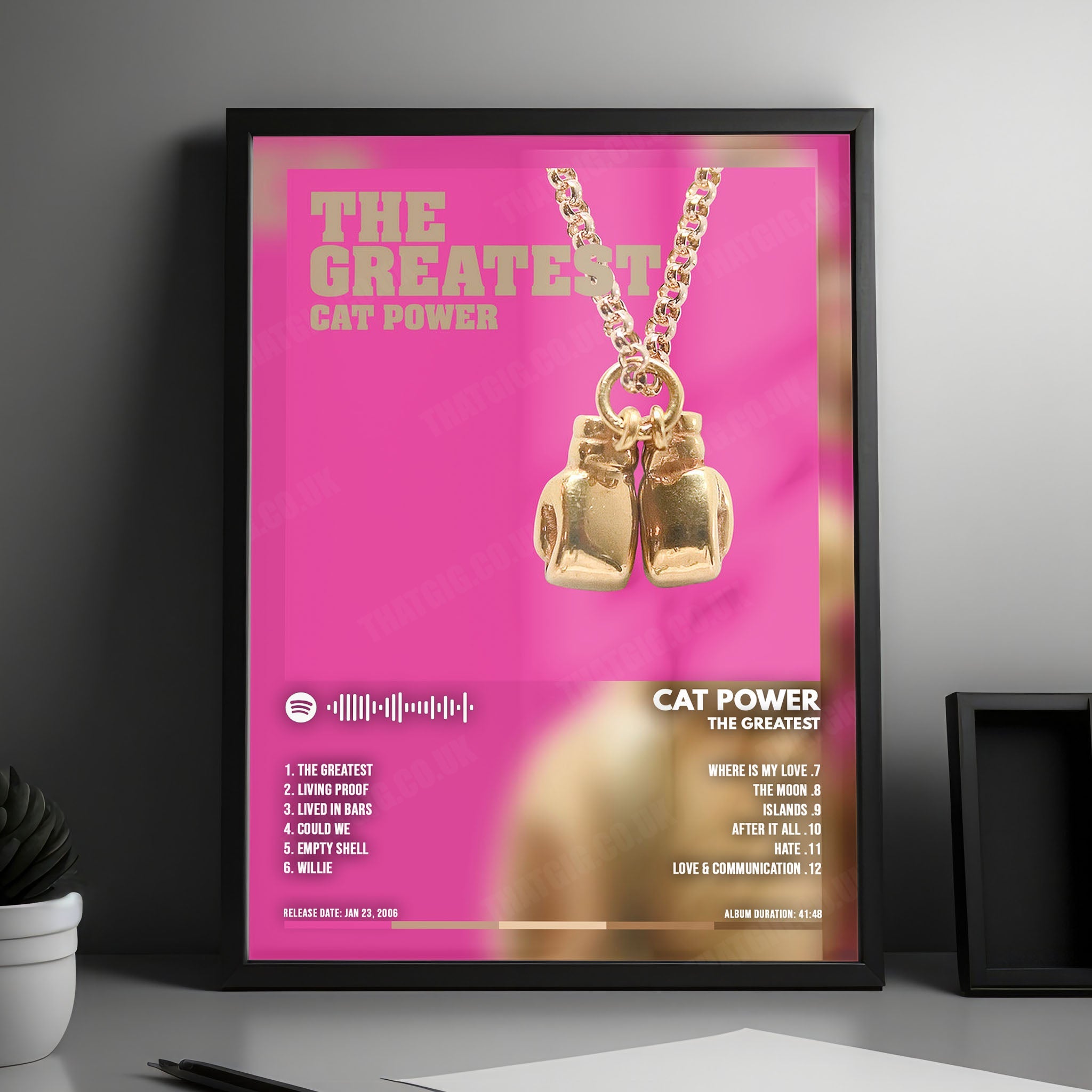 Cat Power "The Greatest" Album Cover Poster - with Complete Tracklist