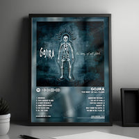 Gojira "The Way of All Flesh" Album Cover Poster - with Complete Tracklist