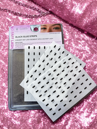 Black Glue Strips - No Faff Lash - DIY Lash Bond