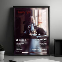 Carole King "Tapestry  " Album Cover Poster - with Complete Tracklist