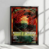 King Gizzard & The Lizard Wizard "Nonagon Infinity" Album Cover Poster - with Complete Tracklist