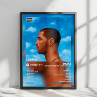 Drake "Nothing Was The Same (Deluxe)" Album Cover Poster - with Complete Tracklist