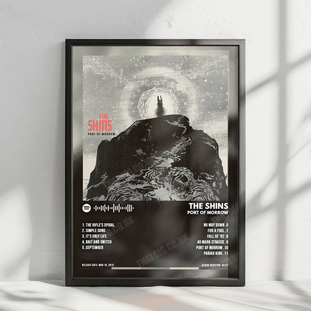 The Shins "Port of Morrow" Album Cover Poster - with Complete Tracklist