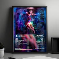 Doja Cat "Planet Her (Deluxe)" Album Cover Poster - with Complete Tracklist