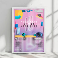 Paramore "After Laughter" Album Cover Poster - with Complete Tracklist