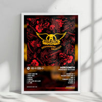 Aerosmith "Permanent Vacation" Album Cover Poster - with Complete Tracklist