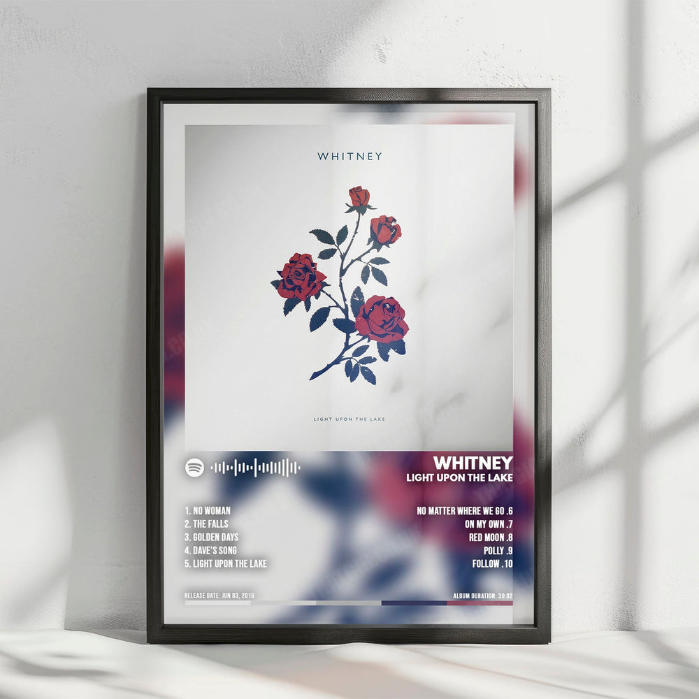 Whitney "Light Upon the Lake" Album Cover Poster - with Complete Tracklist