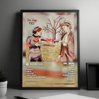 Dr. Dog "Fate" Album Cover Poster - with Complete Tracklist