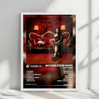Motionless In White "Reincarnate" Album Cover Poster - with Complete Tracklist