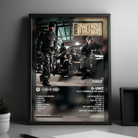 G-Unit "T·O·S (Terminate on Sight)" Album Cover Poster - with Complete Tracklist