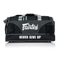 Fairtex Muay Thai Boxing Heavy Duty Gym Bag Black-Grey
