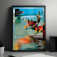 The Prodigy "The Fat of the Land  " Album Cover Poster - with Complete Tracklist