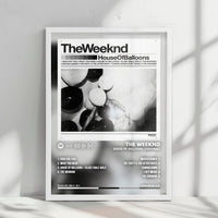 The Weeknd "House of Balloons" Album Cover Poster - with Complete Tracklist