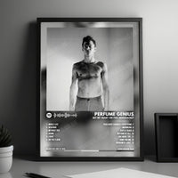 Perfume Genius "Set My Heart on Fire Immediately" Album Cover Poster - with Complete Tracklist