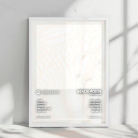 Beach House "Teen Dream" Album Cover Poster - with Complete Tracklist