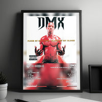 DMX "Flesh of My Flesh, Blood of My Blood" Album Cover Poster - with Complete Tracklist