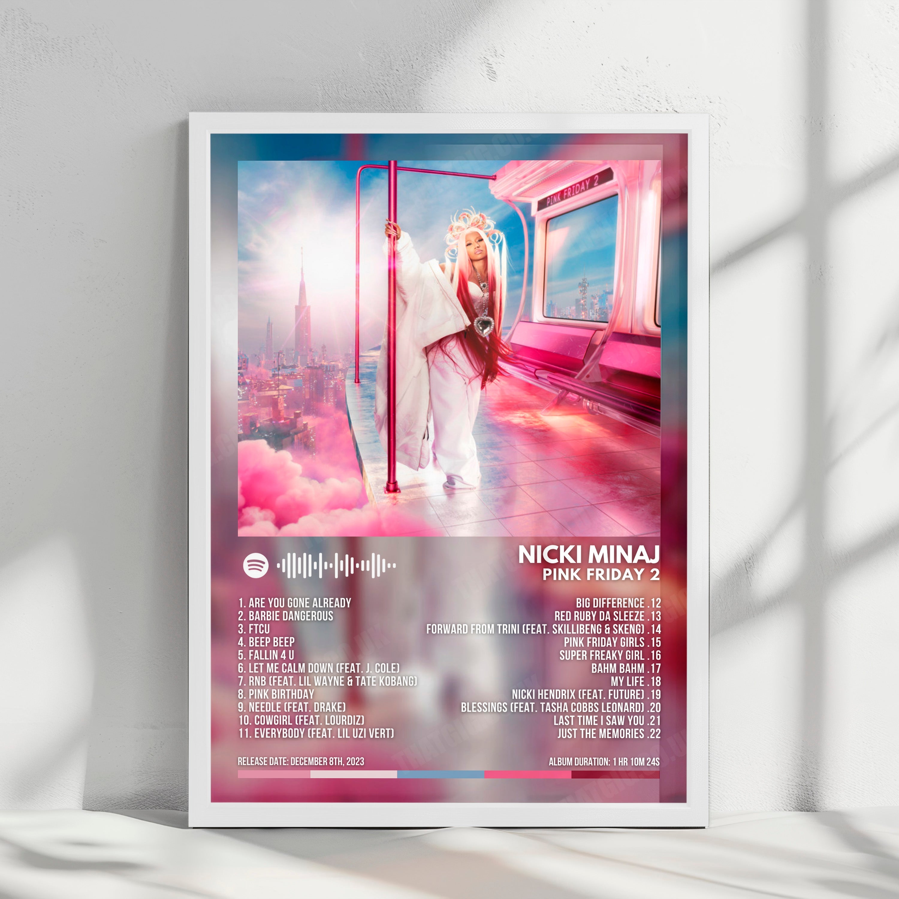 Nicki Minaj Pink Friday 2: Album Cover Poster