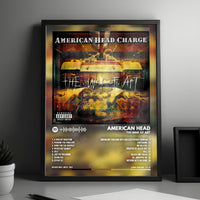 American Head Charge "The War Of Art" Album Cover Poster - with Complete Tracklist