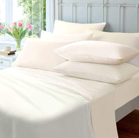 Flannelette Super Soft Luxurious 100% Cotton Brushed Flat Sheet OEKO-TEX Certified Premium Quality Bedding in Various Sizes and Colours by OLIVIA ROCCO