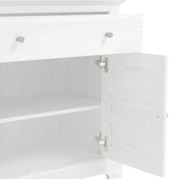 Salcombe Sideboard White 2 Doors 2 Shelves 1 Drawer