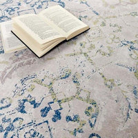 Eterna Floral Design Washable Chenille Rug
