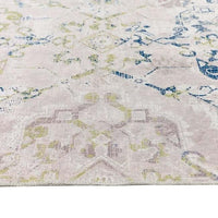 Eterna Floral Design Washable Chenille Rug