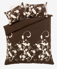 Floral Trail Duvet Set Luxurious Cotton Rich Soft Bedding with Elegant Botanical Design in Single Double King and Super King Sizes OEKO-TEX Certified by OLIVIA ROCCO
