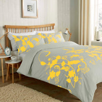 Floral Trail Duvet Set Luxurious Cotton Rich Soft Bedding with Elegant Botanical Design in Single Double King and Super King Sizes OEKO-TEX Certified by OLIVIA ROCCO
