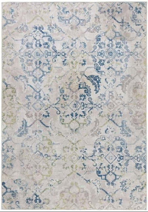 Eterna Floral Design Washable Chenille Rug