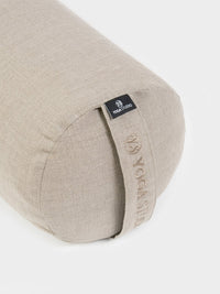 Yoga Studio Organic Buckwheat Linen Meditation Bolster Cushion