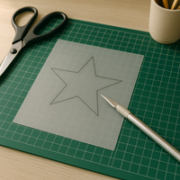 100 x A4 Frosted Acetate Sheets – 300 Micron Heavyweight Semi-Opaque Film for Crafts, Displays & Document Covers