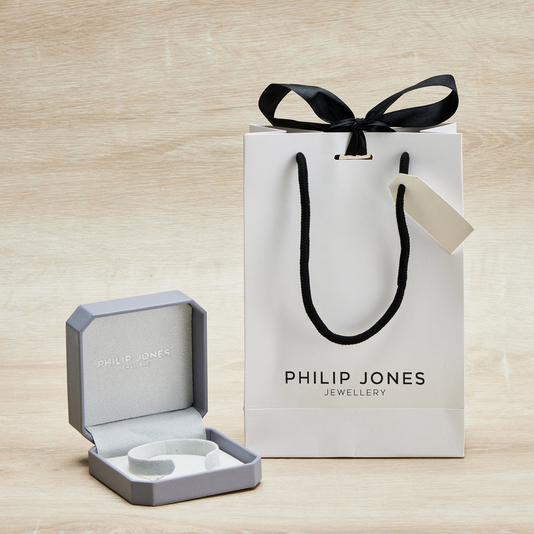 Philip Jones Gift Box, Bag & Polishing Cloth