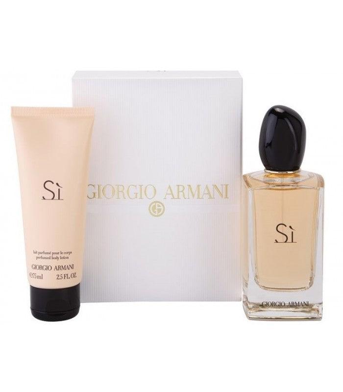 Giorgio Armani Si Gift Set for Women 100ml EDP + 75ml Body Lotion