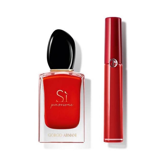 Giorgio Armani Si Passione Set 50ml EDP + Lip Maestro for Women Gift Set