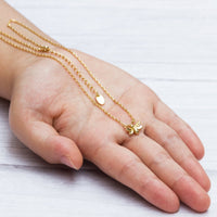 Gold Plated Bumble Bee Necklace