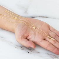 Gold Plated Cross Necklace