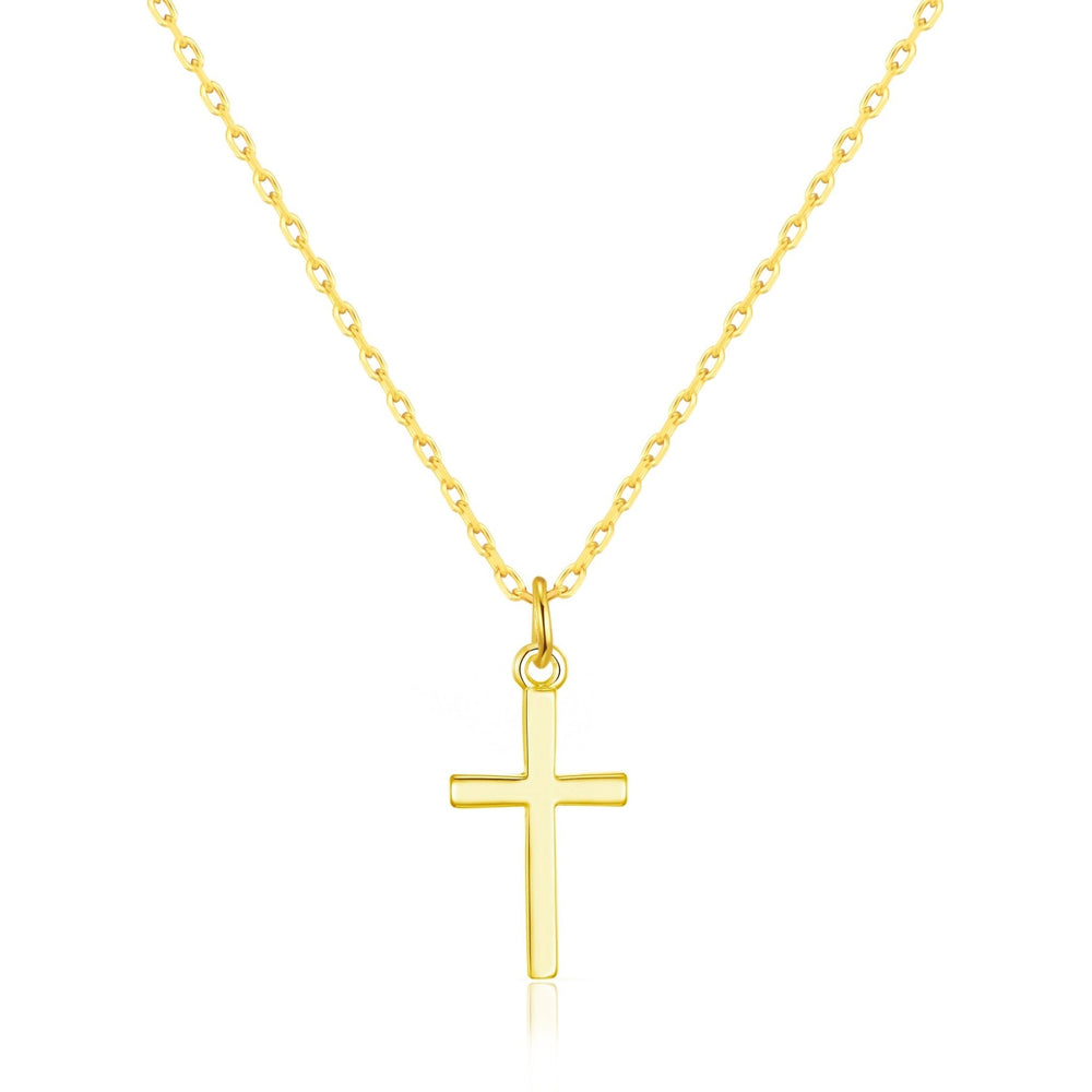 Gold Plated Cross Necklace