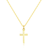 Gold Plated Cross Necklace