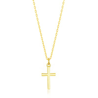 Gold Plated Cross Necklace