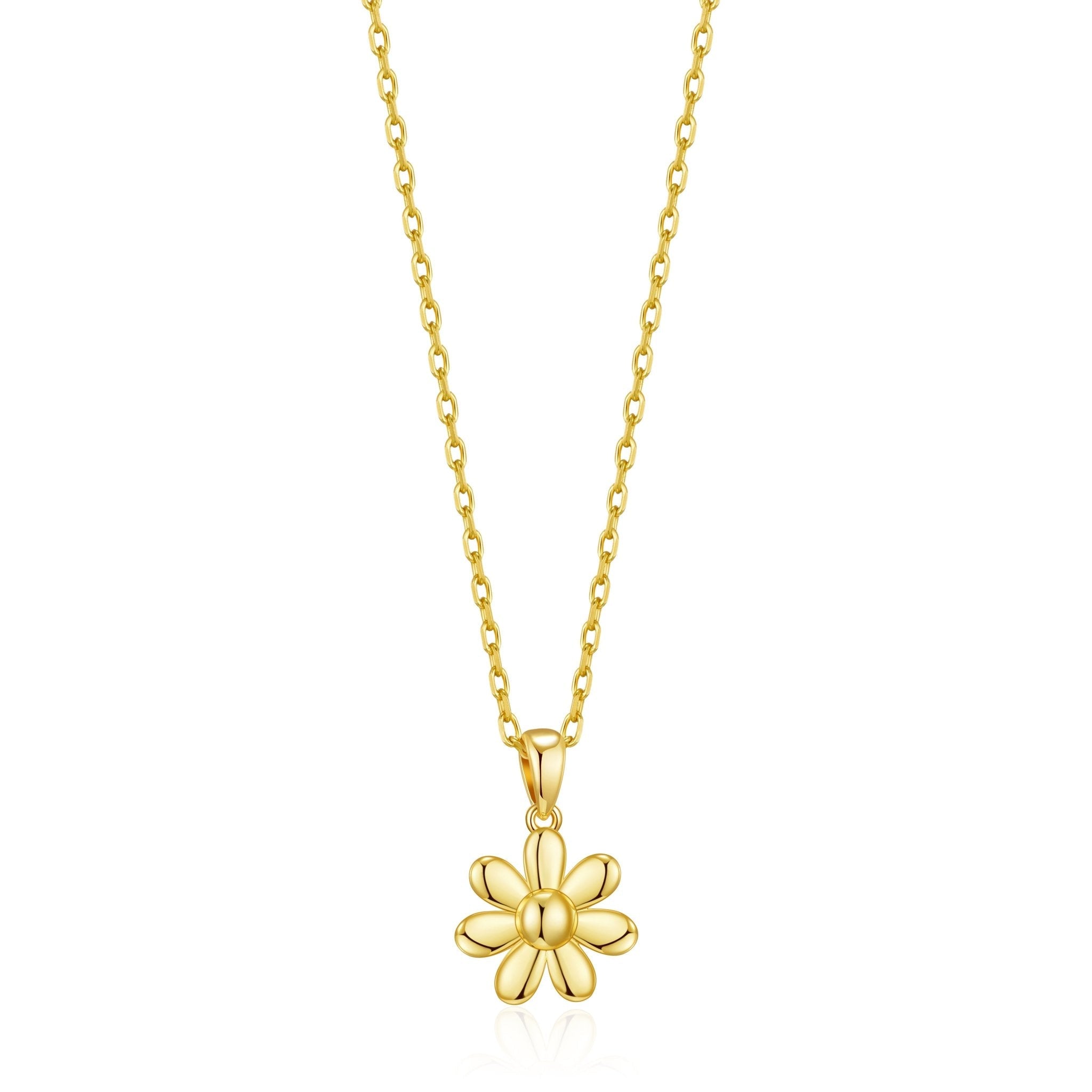 Gold Plated Daisy Necklace