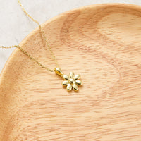 Gold Plated Daisy Necklace