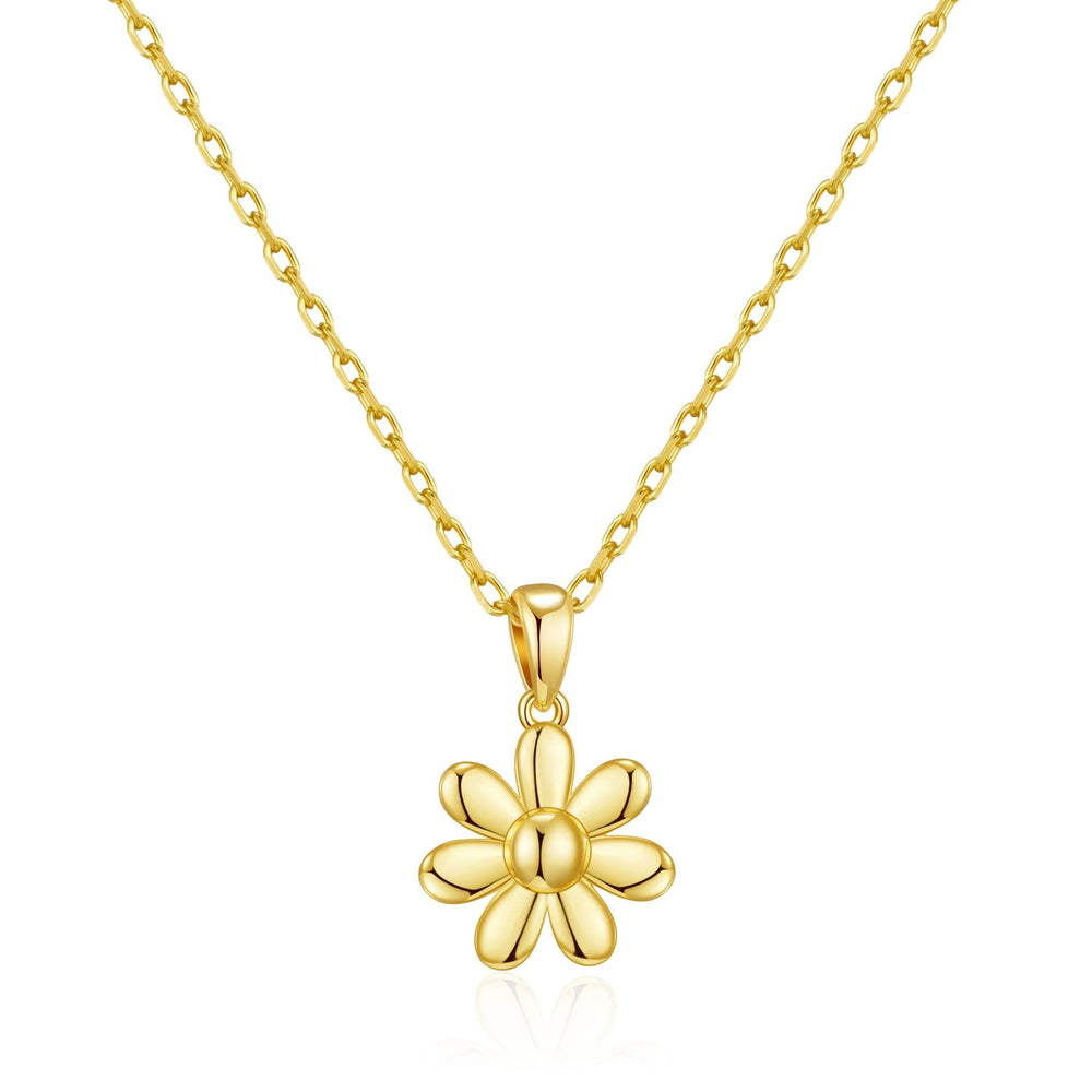 Gold Plated Daisy Necklace
