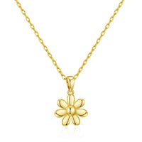 Gold Plated Daisy Necklace